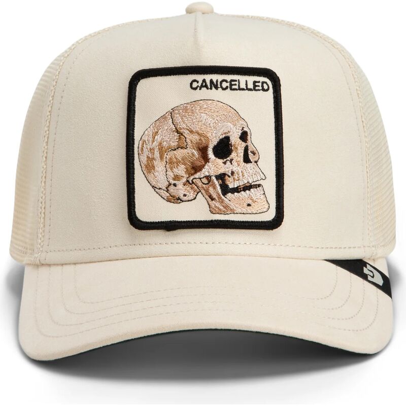 siltovka-zaoblena-bezova-snapback-suede-cancelled-skull-microsuede-the-farm-goorin-bros