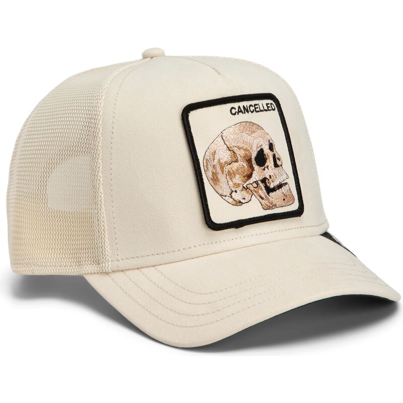 siltovka-zaoblena-bezova-snapback-suede-cancelled-skull-microsuede-the-farm-goorin-bros
