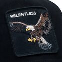 siltovka-zaoblena-cierna-snapback-suede-relentless-eagle-microsuede-the-farm-goorin-bros