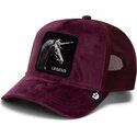 siltovka-zaoblena-cervena-snapback-velour-legend-the-farm-goorin-bros