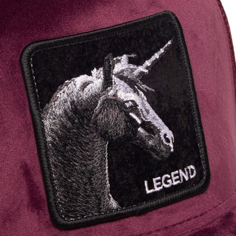 siltovka-zaoblena-cervena-snapback-velour-legend-the-farm-goorin-bros