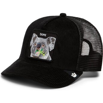 Šiltovka zaoblená čierna snapback Corduroy Dope Ridgeline The Farm Goorin Bros.