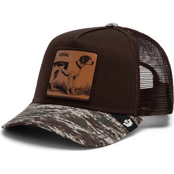 Šiltovka zaoblená hnedá snapback Engraved Dog Camo Glitch The Farm Goorin Bros.