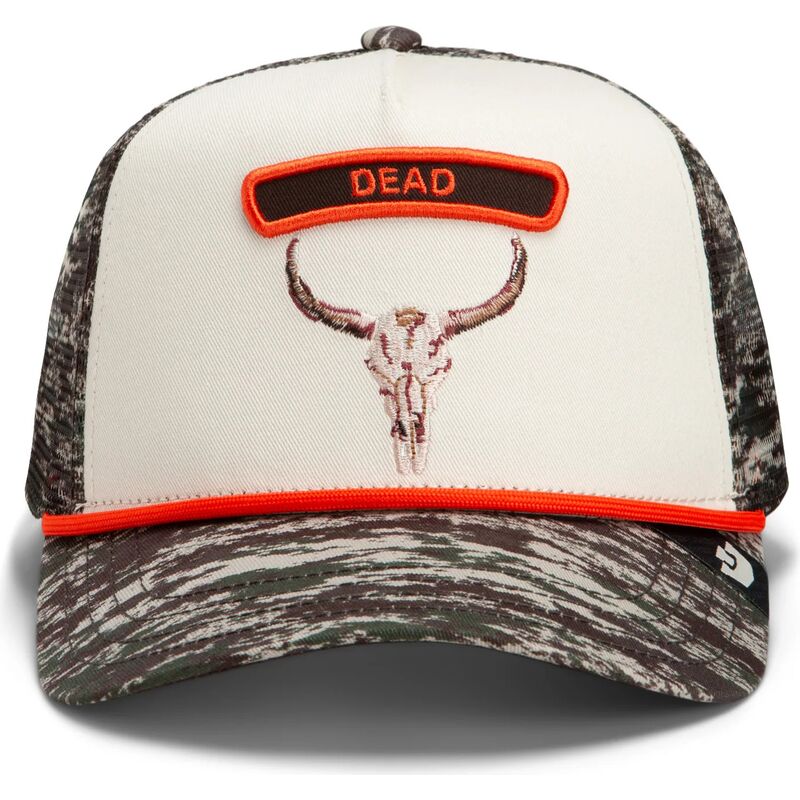 siltovka-zaoblena-kamuflaz-snapback-rocker-dead-camo-glitch-skull-the-farm-goorin-bros