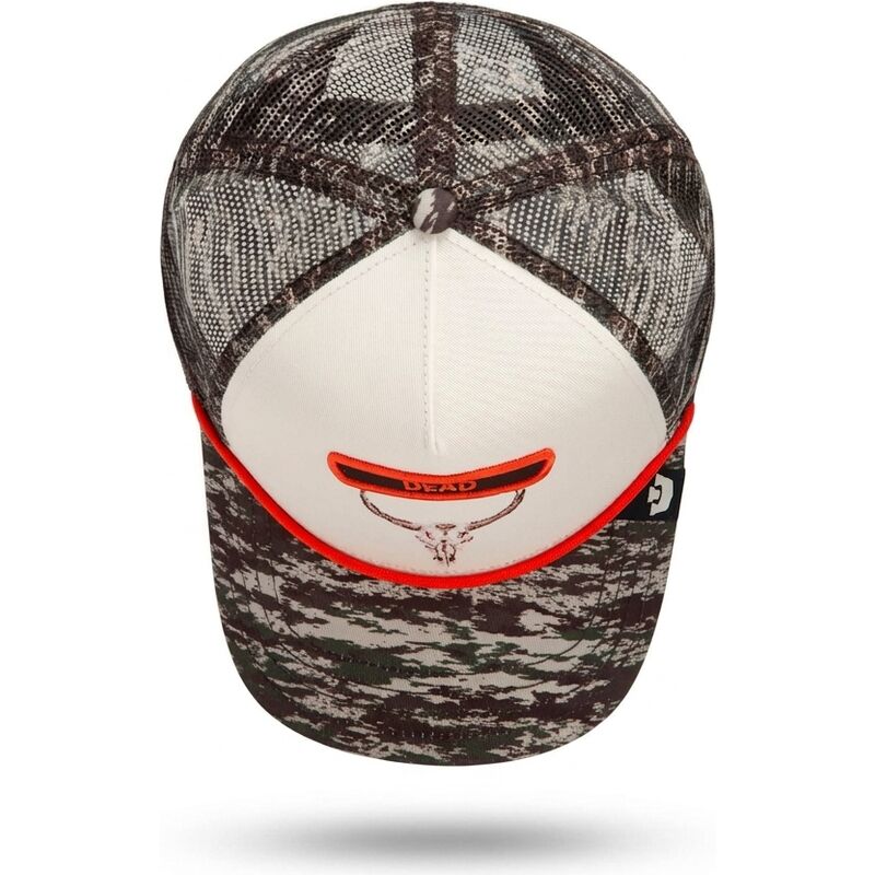 siltovka-zaoblena-kamuflaz-snapback-rocker-dead-camo-glitch-skull-the-farm-goorin-bros