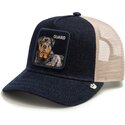 siltovka-zaoblena-tmavomodra-snapback-guard-denim-after-dark-the-farm-goorin-bros