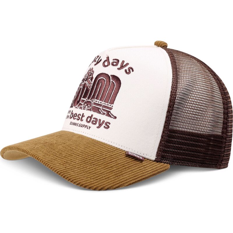 siltovka-zaoblena-hneda-snapback-hft-lazy-days-djinns