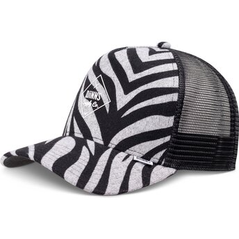 Šiltovka zaoblená čierna snapback HFT Rubbertigerstripes Djinns