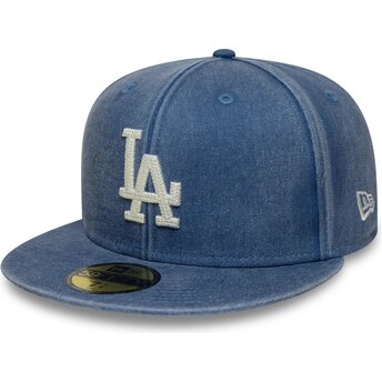 Šiltovka rovná modrá upravená 59FIFTY Washed Los Angeles Dodgers MLB New Era