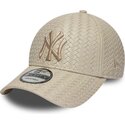 siltovka-zaoblena-bezova-nastavitelny-9forty-pu-weave-new-york-yankees-mlb-new-era