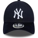 siltovka-zaoblena-tmavomodra-snapback-9forty-m-crown-cord-visor-new-york-yankees-mlb-new-era