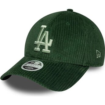 Šiltovka zaoblená zelená snapback 9FORTY M-Crown Chunky Cord Los Angeles Dodgers MLB New Era