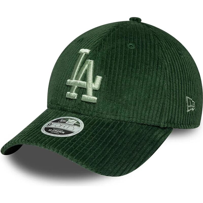 siltovka-zaoblena-zelena-snapback-9forty-m-crown-chunky-cord-los-angeles-dodgers-mlb-new-era