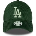 siltovka-zaoblena-zelena-snapback-9forty-m-crown-chunky-cord-los-angeles-dodgers-mlb-new-era