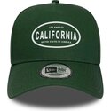 siltovka-zaoblena-zelena-snapback-9forty-e-frame-rubber-california-los-angeles-new-era