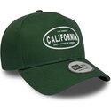 siltovka-zaoblena-zelena-snapback-9forty-e-frame-rubber-california-los-angeles-new-era
