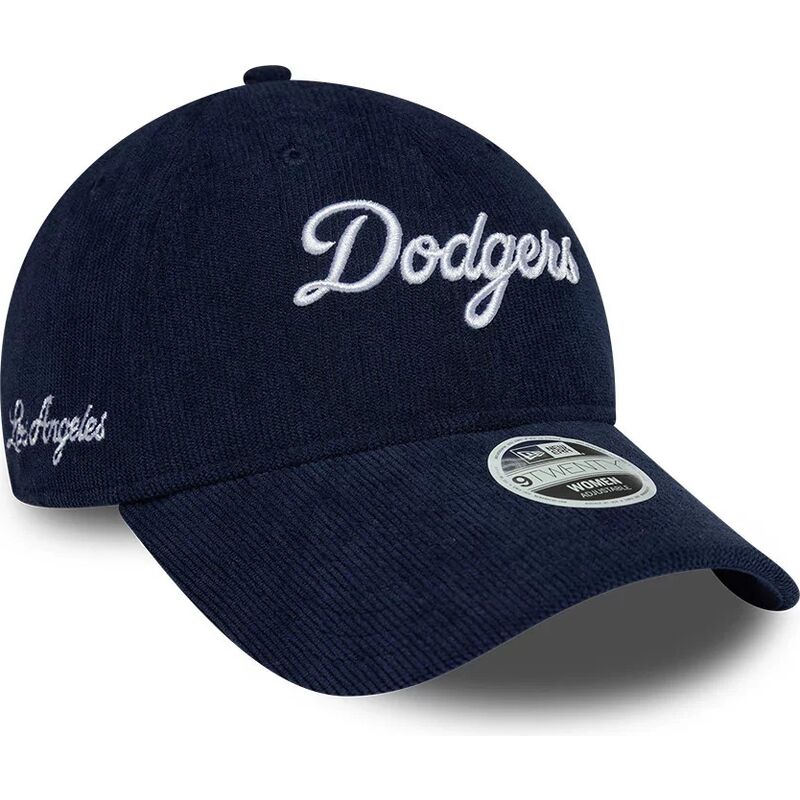 siltovka-zaoblena-tmavomodra-nastavitelny-9twenty-cord-script-los-angeles-dodgers-mlb-new-era