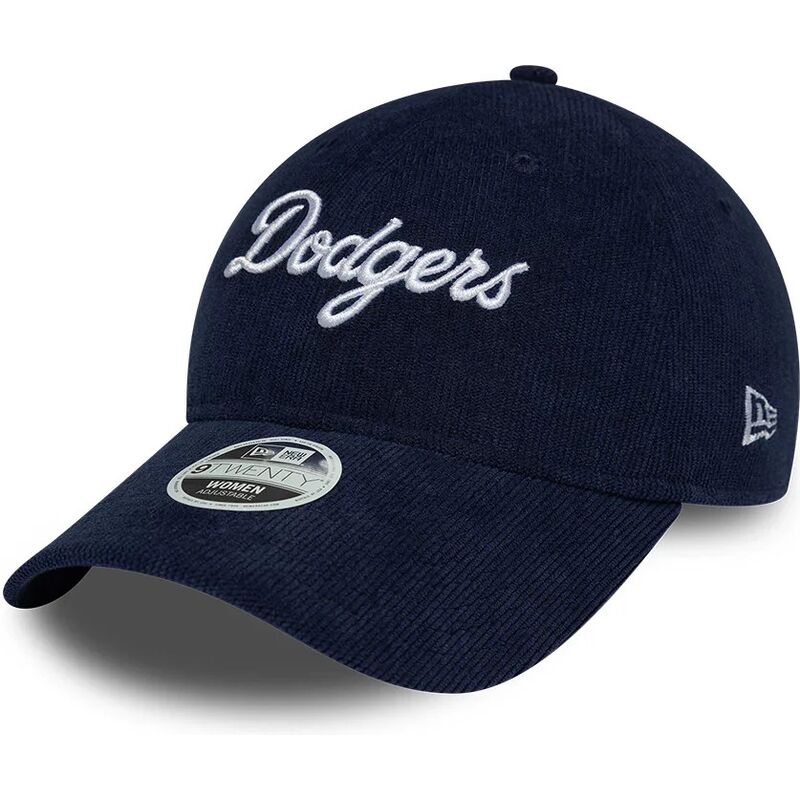 siltovka-zaoblena-tmavomodra-nastavitelny-9twenty-cord-script-los-angeles-dodgers-mlb-new-era