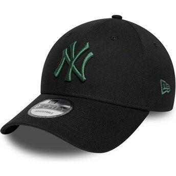 Šiltovka zaoblená čierna nastaviteľný 9FORTY League Essential New York Yankees MLB New Era