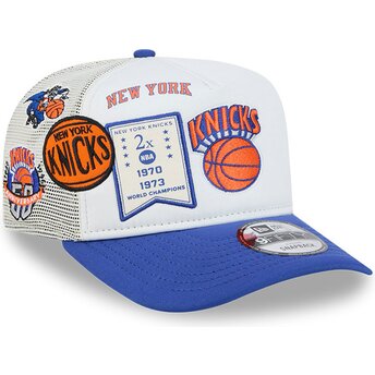 Šiltovka zaoblená biely snapback Hardwood Classics 9FIFTY A Frame Precurved New York Knicks NBA New Era