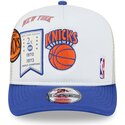 siltovka-zaoblena-biely-snapback-hardwood-classics-9fifty-a-frame-precurved-new-york-knicks-nba-new-era