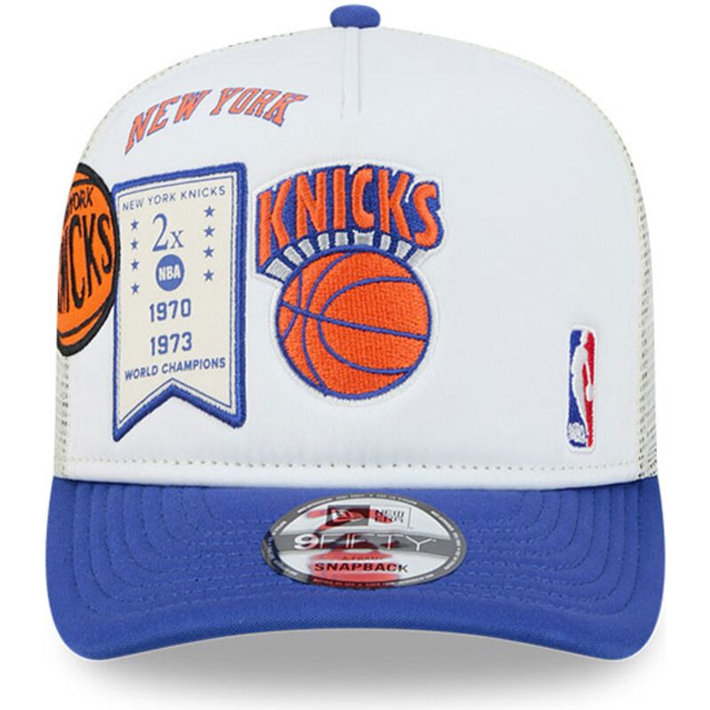 siltovka-zaoblena-biely-snapback-hardwood-classics-9fifty-a-frame-precurved-new-york-knicks-nba-new-era