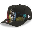 siltovka-zaoblena-cierna-snapback-9fifty-a-frame-precurved-skyline-los-angeles-dodgers-mlb-new-era