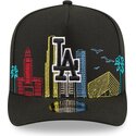 siltovka-zaoblena-cierna-snapback-9fifty-a-frame-precurved-skyline-los-angeles-dodgers-mlb-new-era