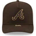 siltovka-zaoblena-hneda-snapback-9fifty-a-frame-precurved-visor-pin-atlanta-braves-mlb-new-era