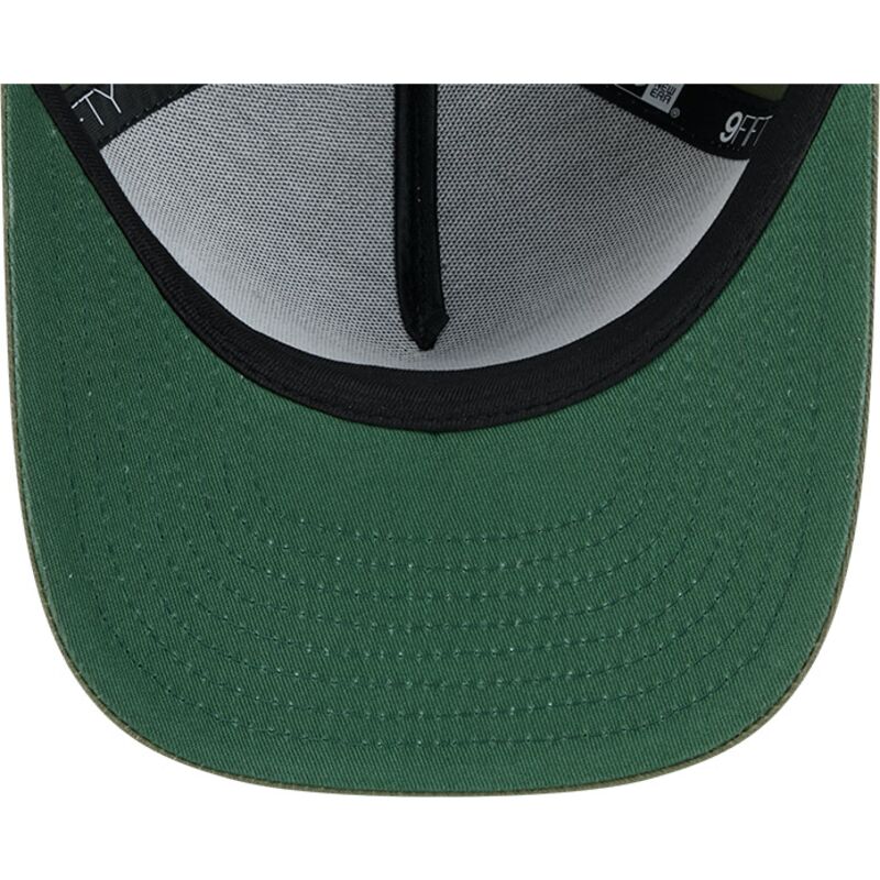siltovka-zaoblena-zelena-snapback-9fifty-a-frame-precurved-side-pin-las-vegas-raiders-nfl-new-era