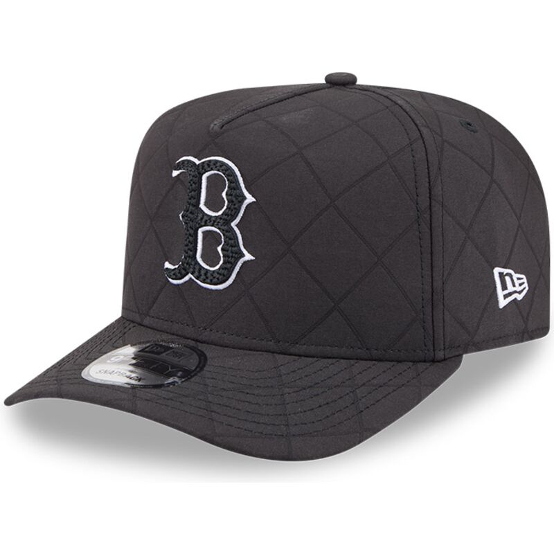 siltovka-zaoblena-cierna-snapback-9fifty-a-frame-precurved-checkered-boston-red-sox-mlb-new-era