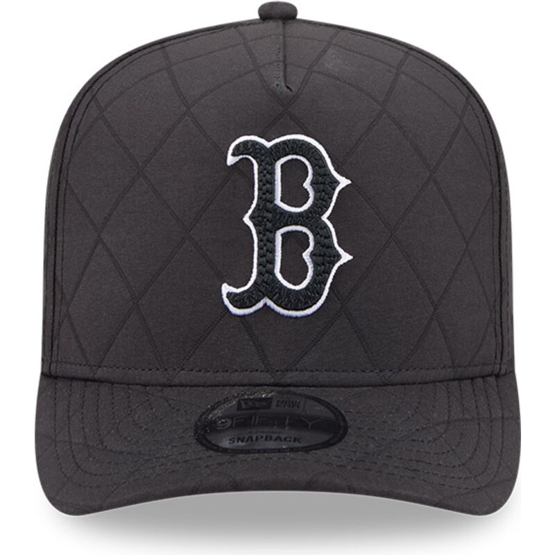 siltovka-zaoblena-cierna-snapback-9fifty-a-frame-precurved-checkered-boston-red-sox-mlb-new-era