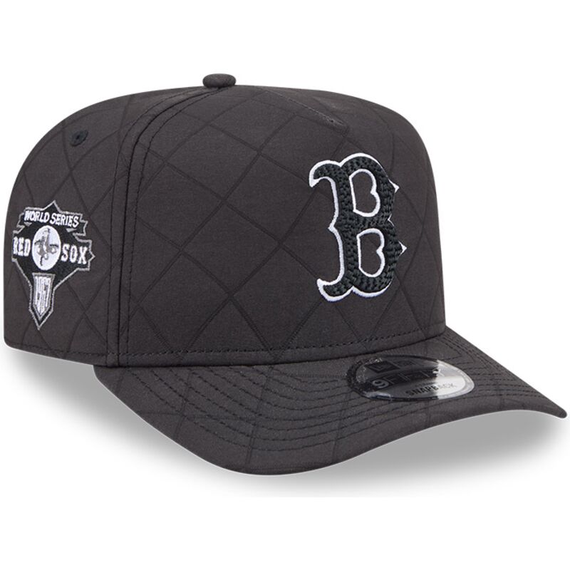 siltovka-zaoblena-cierna-snapback-9fifty-a-frame-precurved-checkered-boston-red-sox-mlb-new-era