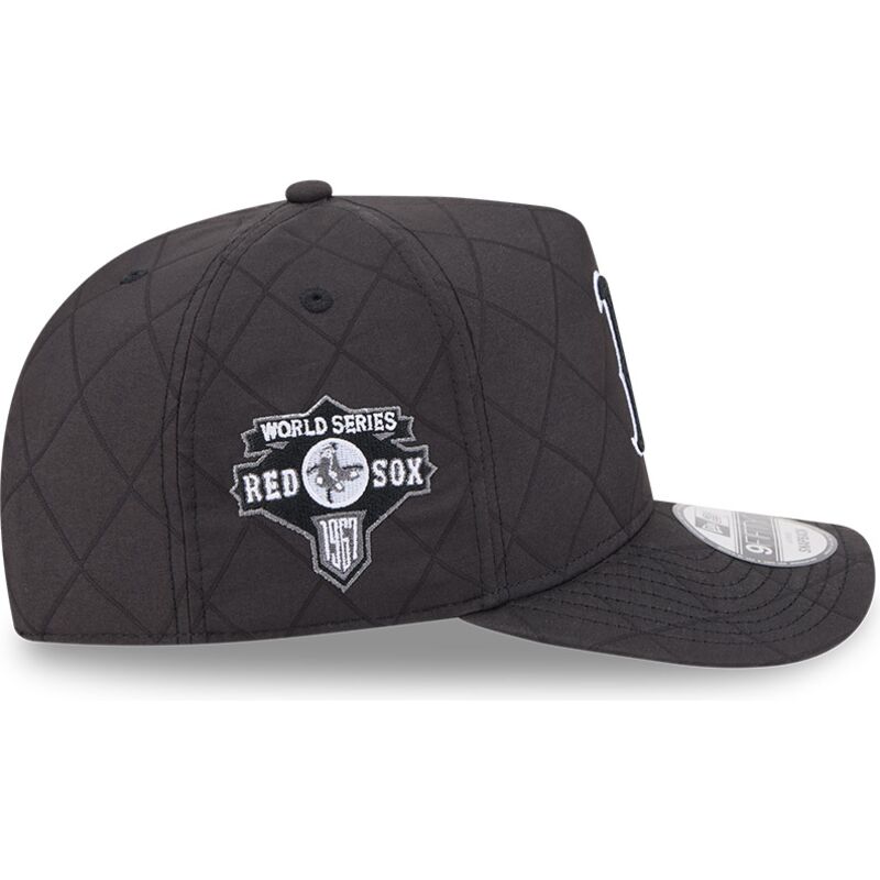 siltovka-zaoblena-cierna-snapback-9fifty-a-frame-precurved-checkered-boston-red-sox-mlb-new-era