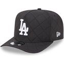 siltovka-zaoblena-cierna-snapback-9fifty-a-frame-precurved-checkered-los-angeles-dodgers-mlb-new-era