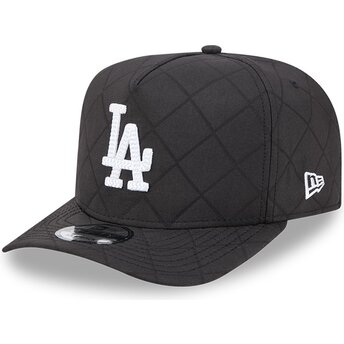 Šiltovka zaoblená čierna snapback 9FIFTY A Frame Precurved Checkered Los Angeles Dodgers MLB New Era