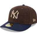 siltovka-zaoblena-hneda-upravena-59fifty-precurved-new-york-yankees-mlb-new-era