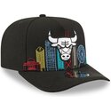 siltovka-zaoblena-cierna-snapback-9fifty-a-frame-precurved-skyline-chicago-bulls-nba-new-era
