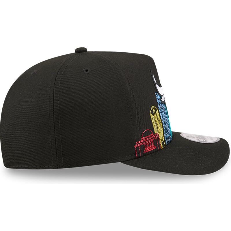 siltovka-zaoblena-cierna-snapback-9fifty-a-frame-precurved-skyline-chicago-bulls-nba-new-era