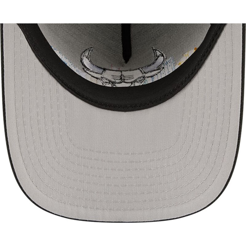siltovka-zaoblena-cierna-snapback-9fifty-a-frame-precurved-skyline-chicago-bulls-nba-new-era