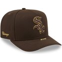 siltovka-zaoblena-hneda-snapback-9fifty-a-frame-precurved-visor-pin-chicago-white-sox-mlb-new-era