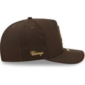 siltovka-zaoblena-hneda-snapback-9fifty-a-frame-precurved-visor-pin-chicago-white-sox-mlb-new-era