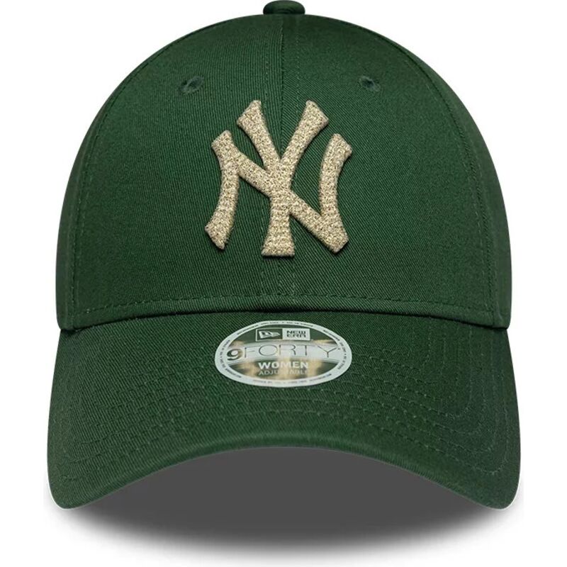 siltovka-zaoblena-zelena-nastavitelny-9forty-metallic-new-york-yankees-mlb-new-era