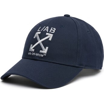 Šiltovka zaoblená tmavomodrá nastaviteľný Clamp Arrows Twill L/AB c/o Off-White™