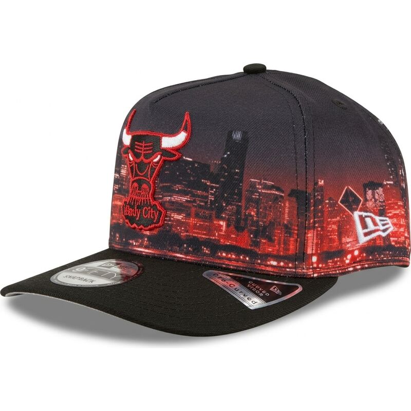 siltovka-zaoblena-viacfarebna-snapback-9fifty-a-frame-precurved-skyline-chicago-bulls-nba-new-era