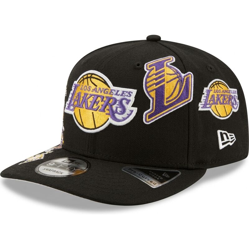 siltovka-zaoblena-cierna-snapback-9fifty-a-frame-precurved-multi-patch-los-angeles-lakers-nba-new-era