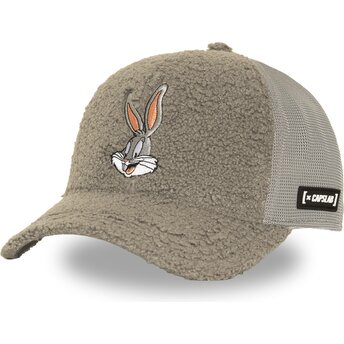 Šiltovka zaoblená sivá snapback LOO14 BUN Bugs Bunny Looney Tunes Capslab