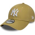 siltovka-zaoblena-khaki-nastavitelny-9forty-league-essential-new-york-yankees-mlb-new-era