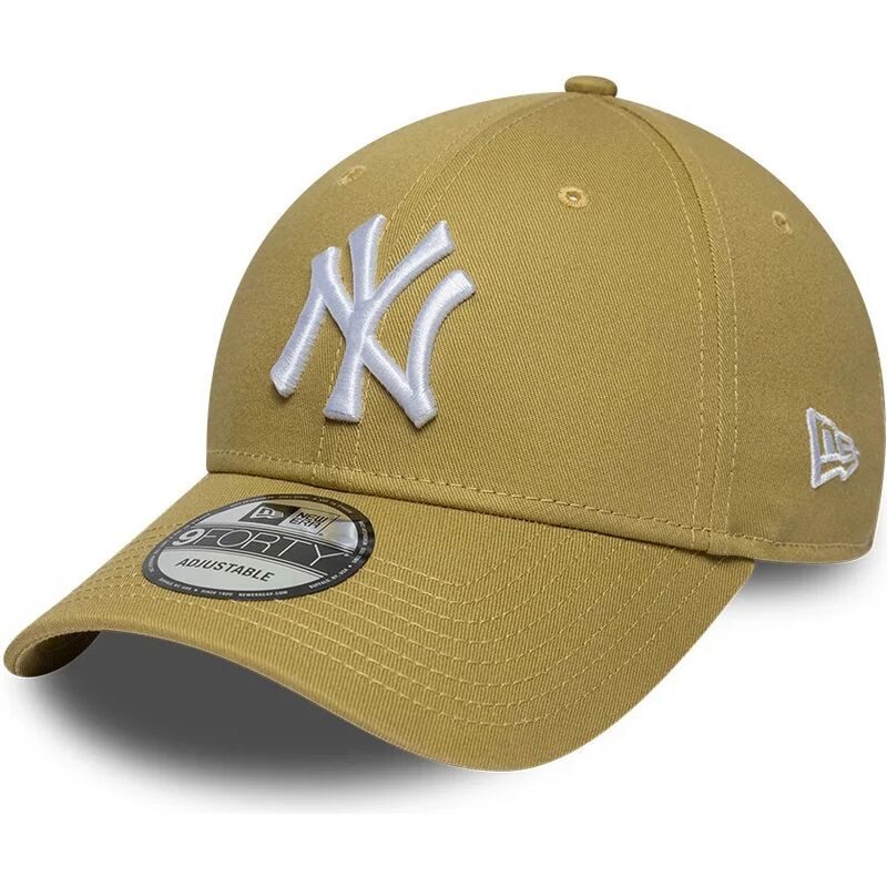 siltovka-zaoblena-khaki-nastavitelny-9forty-league-essential-new-york-yankees-mlb-new-era