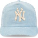 siltovka-zaoblena-modra-nastavitelny-19twenty-precurved-corduroy-pastel-new-york-yankees-mlb-new-era